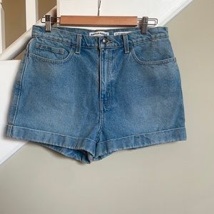 American apparel denim shorts
